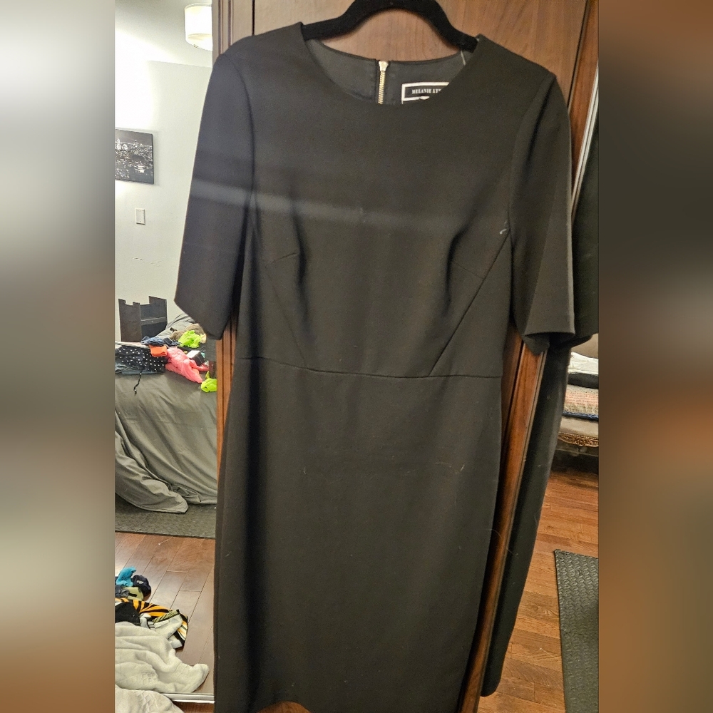 Elegant Black Midi Dress